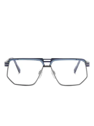 Cazal Pilot Frame Sunglasses In Blue