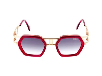 Cazal Sunglasses In Gold/red