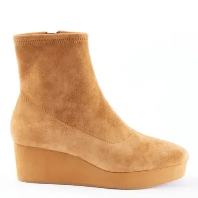 Cecelia New York Gate Wedge Bootie In Nutella