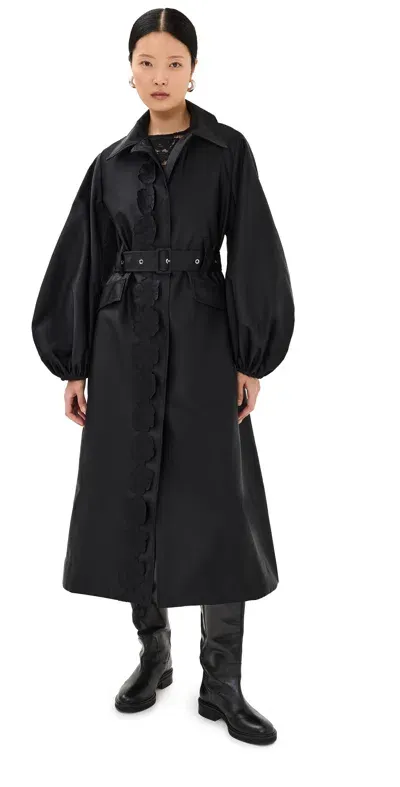 Cecilie Bahnsen Orah Coat Black