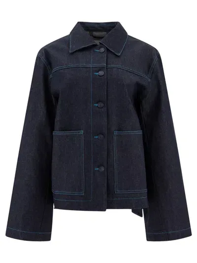 Cecilie Bahnsen Viveca Jackets Blue