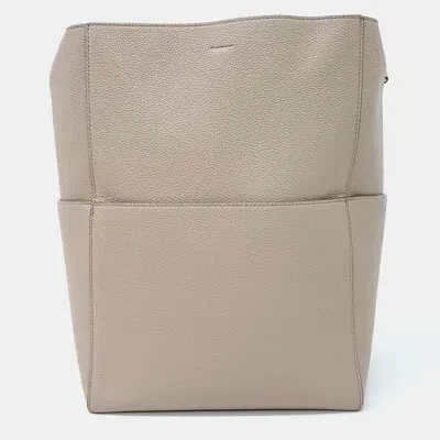 Pre-owned Celine Medium Sangle Bag In Beige