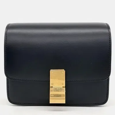 Pre-owned Celine Mini Classic Box Bag In Black