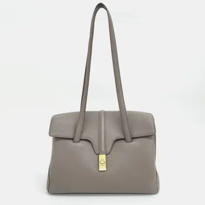 Pre-owned Celine Soft 16 Medium Bag In Grey