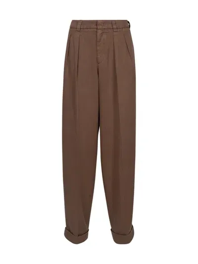 Cellar Door Frida Pants Clothing In Brown