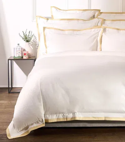 Celso De Lemos Hella Super King Duvet Cover In Neutral