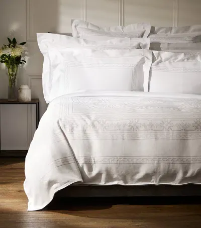 Celso De Lemos Versailles King Pillowcase In White