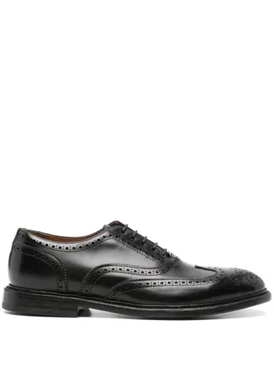 Cenere Calzature Brogues Con Inserti In Blue