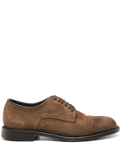 Cenere Calzature Oxford In Brown