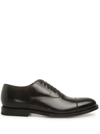 Cenere Gb Lace Up Loafers In Black