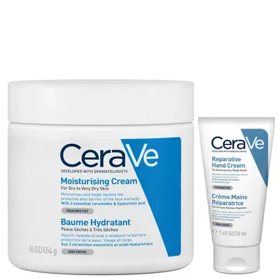 Cerave Large Moisturising Cream Duo In White