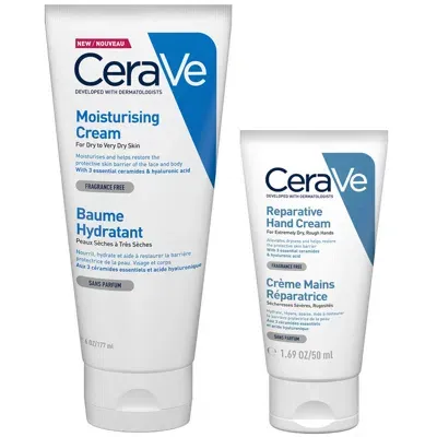 Cerave Medium Moisturising Duo In White