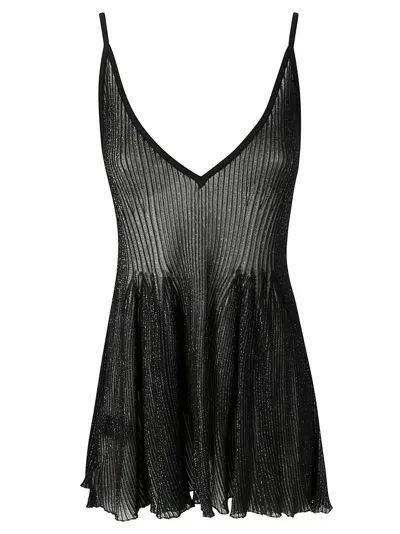 Cfcl Hypha Lucent Glitter Camisole In Black