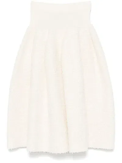 Cfcl Pottery Reef Luxe Midi Skirt In White