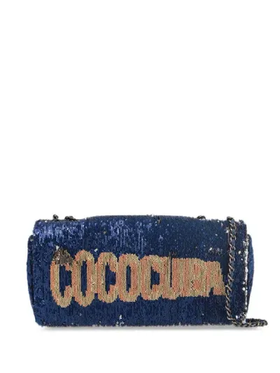 Pre-owned Chanel 2016 Coco Cuba Shoulder Bag In Blue