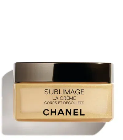 Chanel Sublimage La Crème Corps Et Décolleté The Revitalising Radiance Fresh Body Cream In White