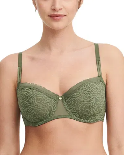 Chantelle C Jolie Demi Bra In Army Khaki