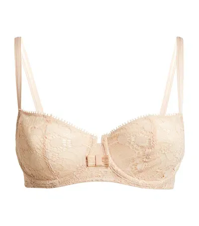 Chantelle Day To Night Half-cup Bra In Beige