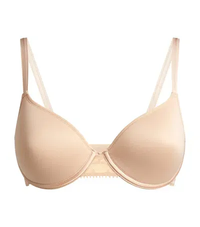 Chantelle Day To Night Memory Foam T-shirt Bra In Beige