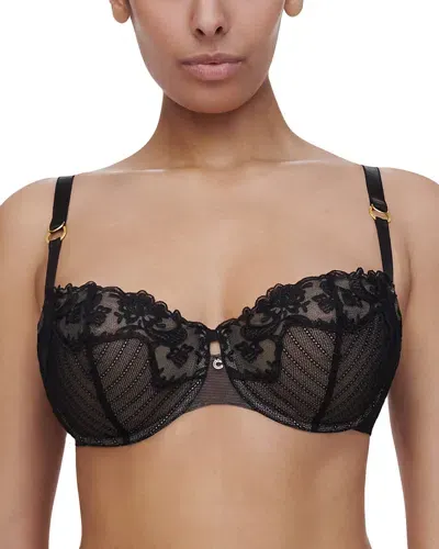 Chantelle Lace Demi Bra In Black