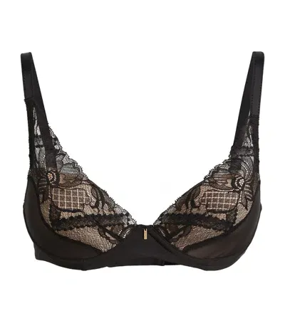 Chantelle Lace Plunge Bra In Black