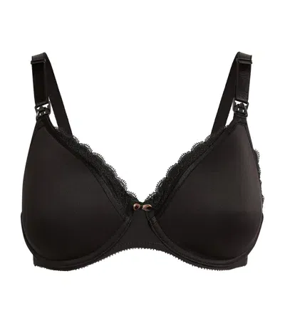 Chantelle Lace-trim Maternity Bra In Black