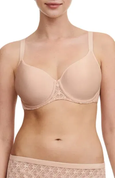 Chantelle Lingerie Ace Spacer T-shirt Bra In Nude Blush-1n