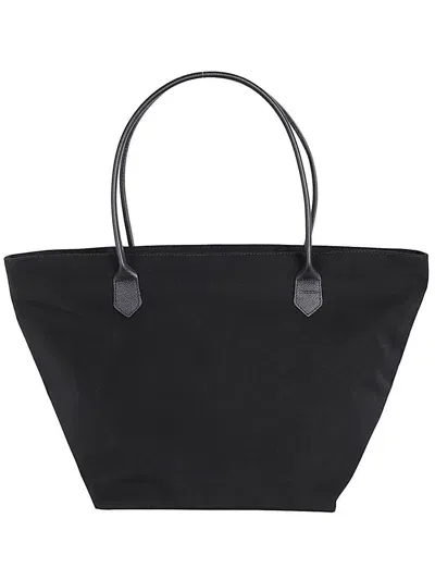 Chapelier Shoulder Bag Boat Shaped L In Black