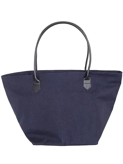 Chapelier Shoulder Bag Boat Shaped L In Blue