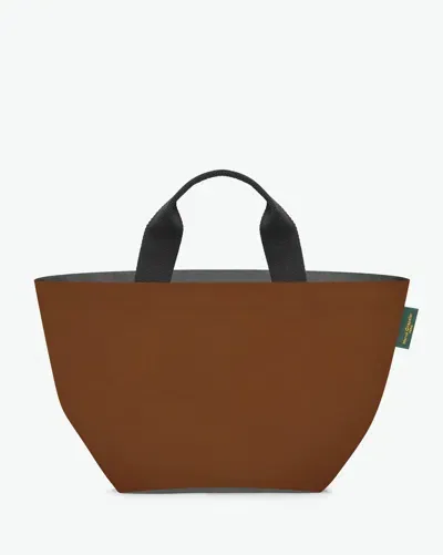 Chapelier Tote Bag Square Bottom M In Brown