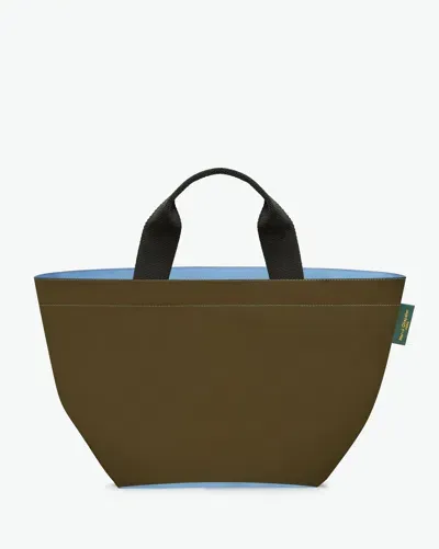 Chapelier Tote Bag Square Bottom M In Brown