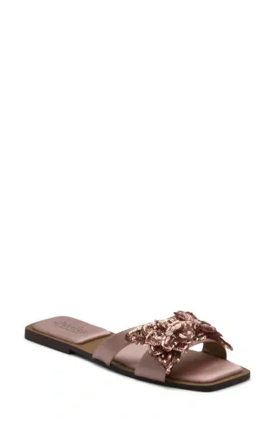 Charles By Charles David Ordly Slide Sandal In Dark Pink