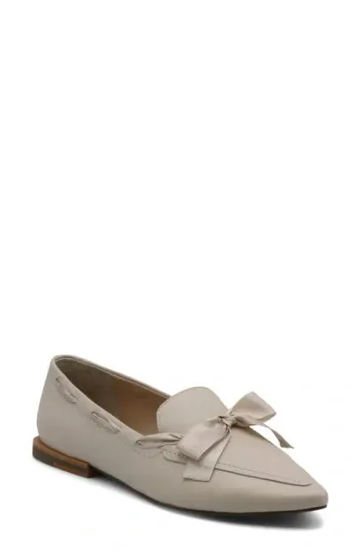 Charles David Izzi Pointed Toe Flat In Ivory