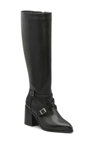 Charles David Jacoby Knee High Boot In Black Leather