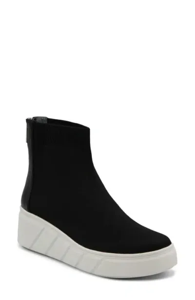 Charles David Rio Platform Wedge High Top Sneaker In Black