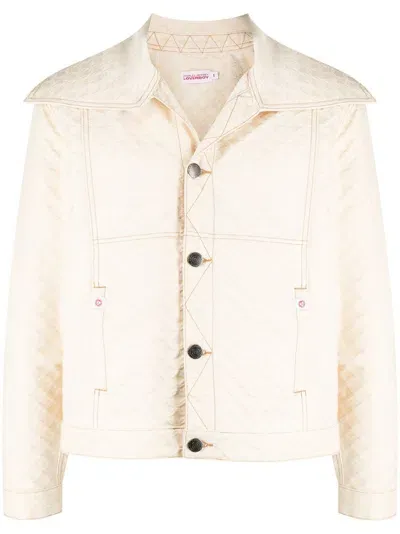 Charles Jeffrey Loverboy Button-up Jacket In White