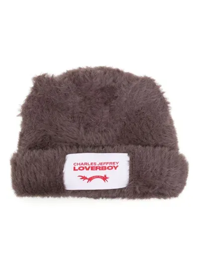 Charles Jeffrey Loverboy Chunky Ears Beanie In Braun