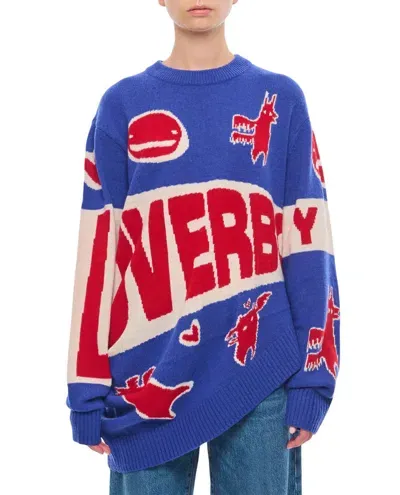 Charles Jeffrey Loverboy Topsy Turvy Loverboy Lojo Jumper In Blue