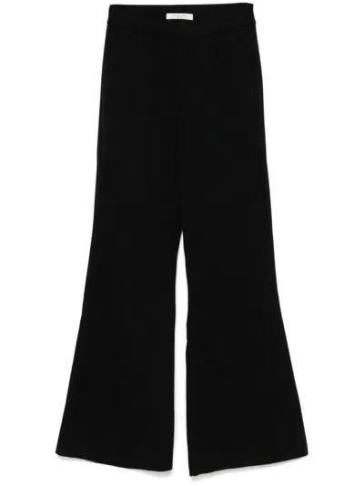 Charlott Flared Trousers In Black