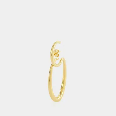 Charlotte Chesnais Bo Delta Earring In Gold