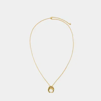 Charlotte Chesnais Initial Necklace In Gold