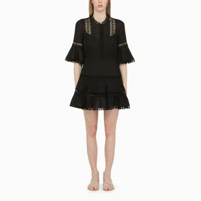 Charo Ruiz Black Agatha Short Dress