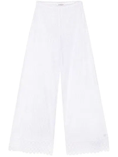 Charo Ruiz Jeret Wide-leg Trousers In White