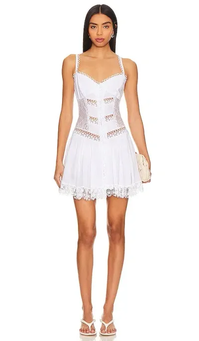 Charo Ruiz Terely Mini Dress In White