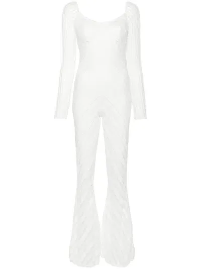 Charo Ruiz Zaray Jumpsuit In Natural White