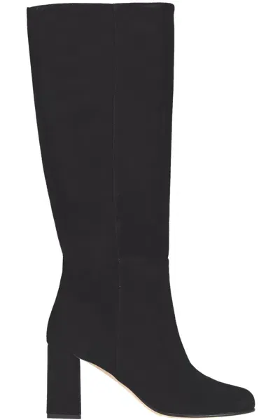 Cheville Suede Knee Boots In Black