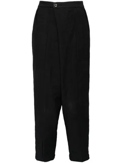 Chiahung Su Dyed Tapered Trousers In Black