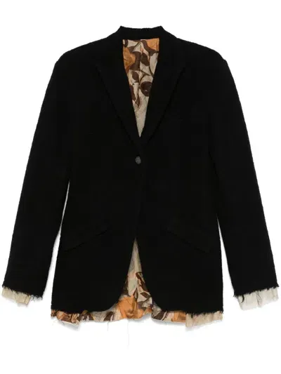 Chiahung Su Textured Blazer In Schwarz