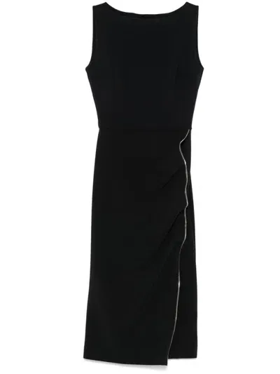 Chiara Boni La Petite Robe Branka Midi Dress In Black