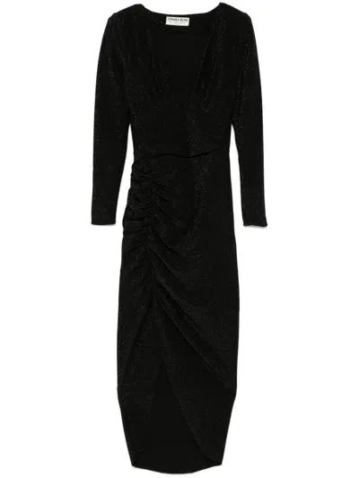 Chiara Boni La Petite Robe Donne Starry Midi Dress In Black